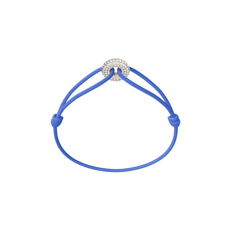 Mini Golden Soho Pavé Cord Bracelet