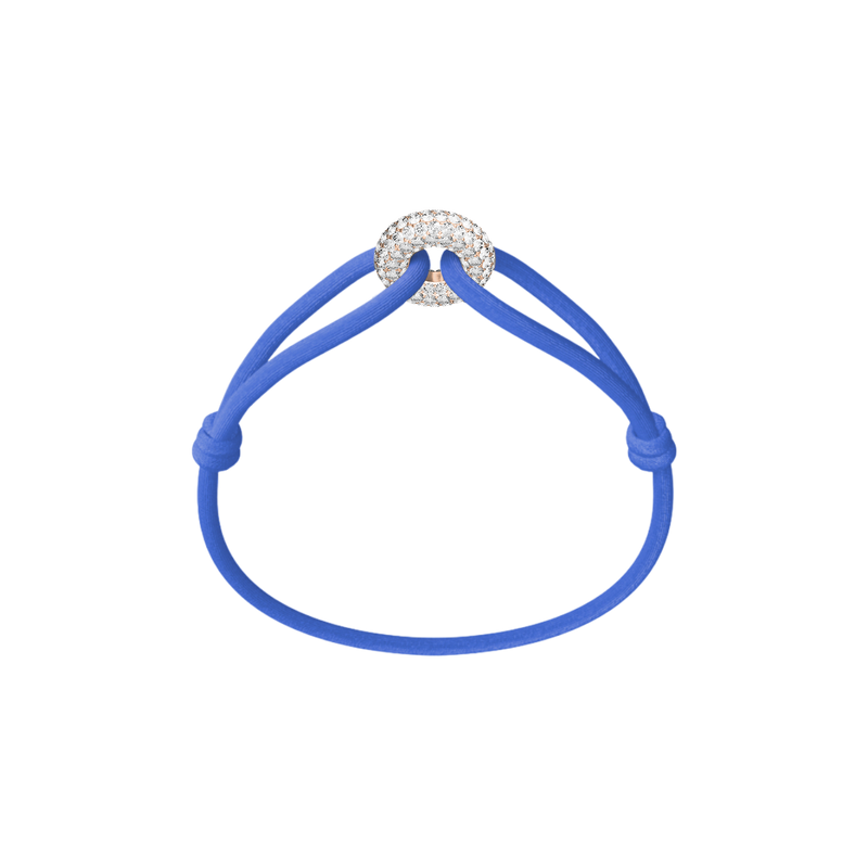 Rose Soho Pavé Cord Bracelet