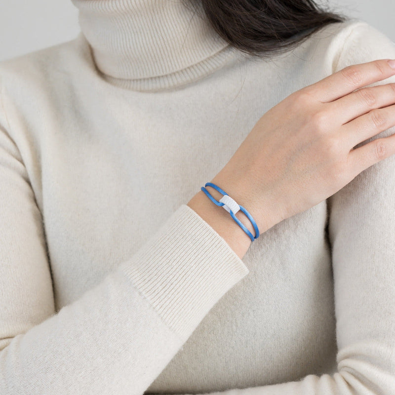Snow Regent Cord Bracelet