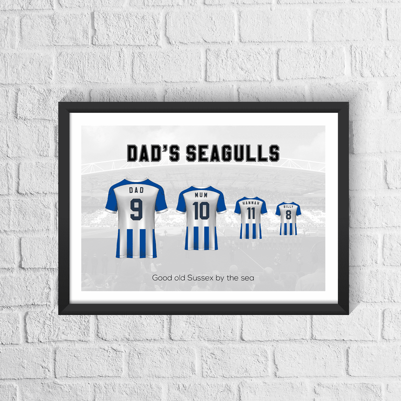 Personalised Brighton Family Print