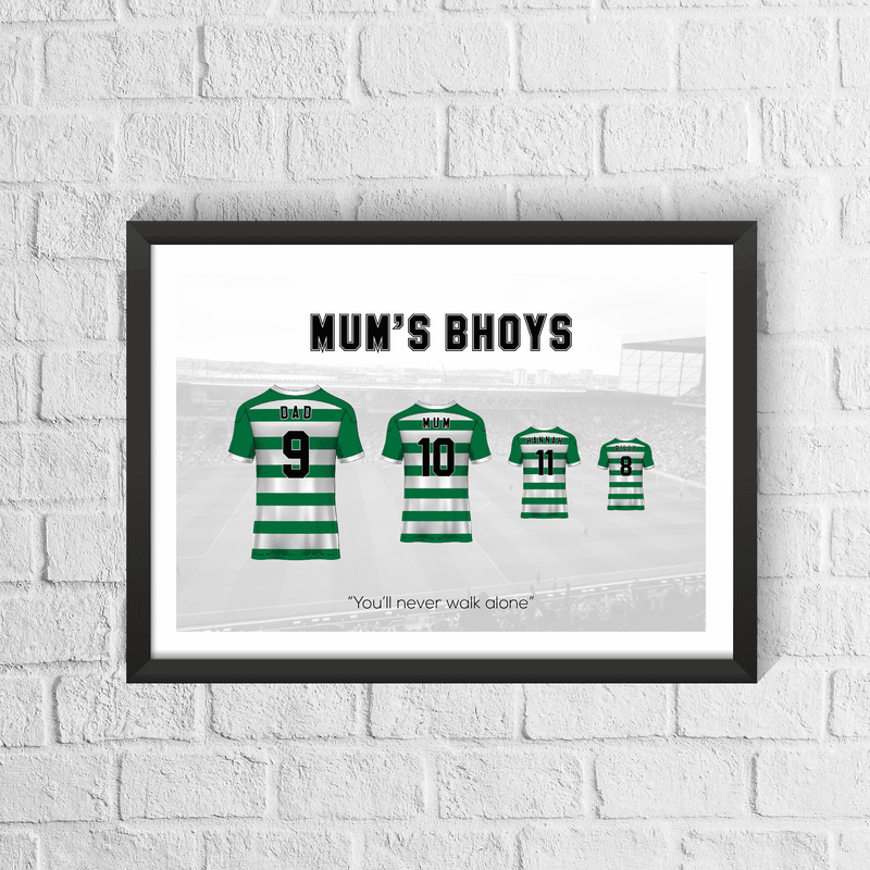 Personalised Celtic Family Print