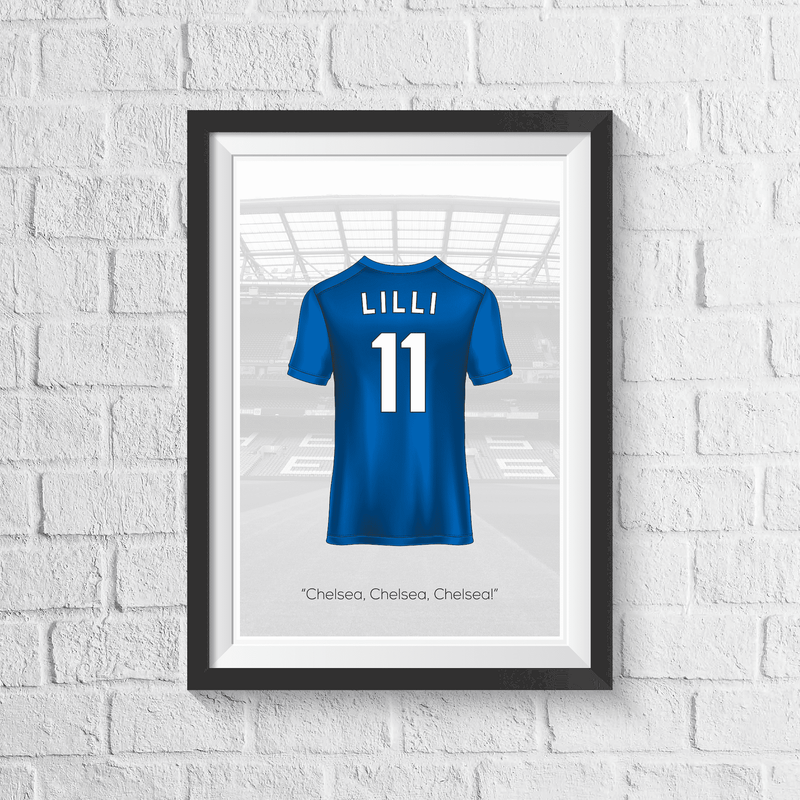 Personalised London Blues Fan Shirt Print