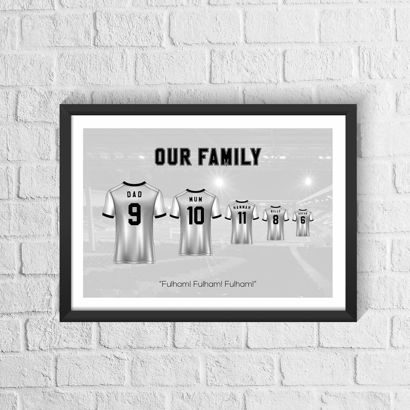 Personalised Fulham Family Print