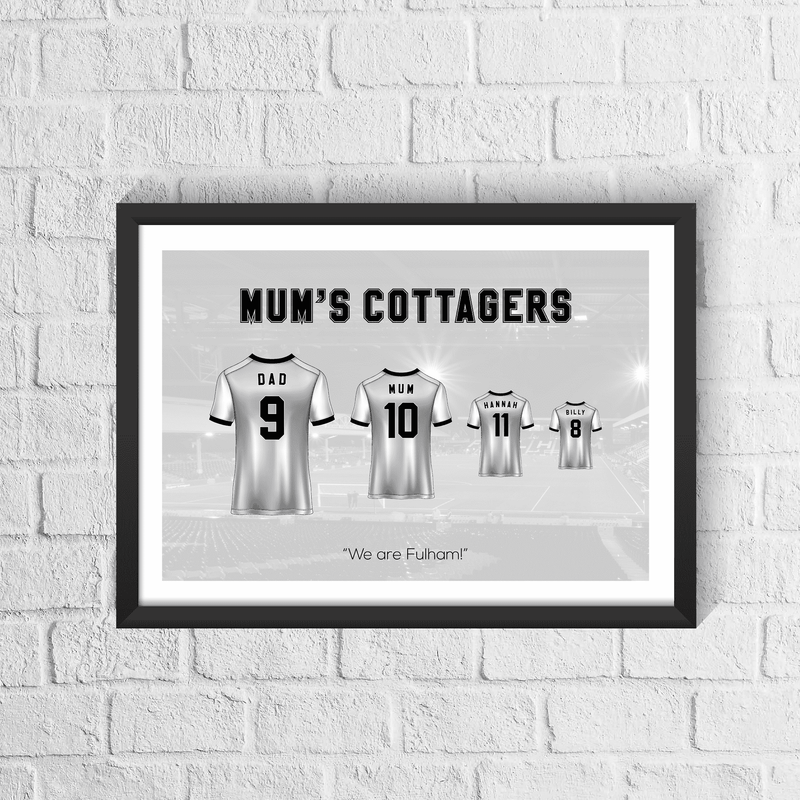 Personalised Fulham Family Print