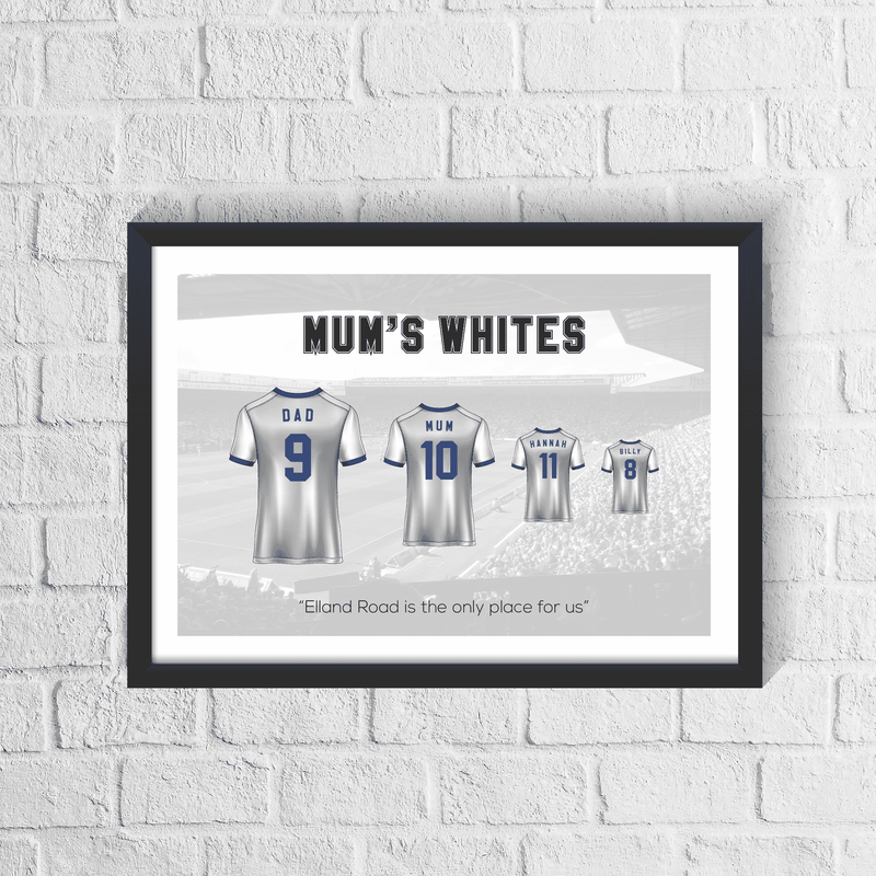 Personalised Leeds Family Print