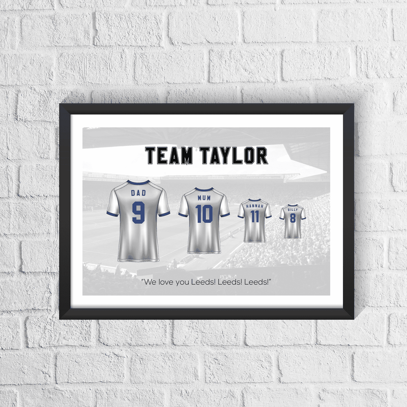 Personalised Leeds Family Print