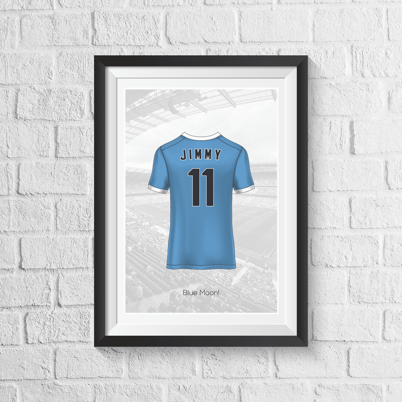 Personalised City Fan Shirt Print