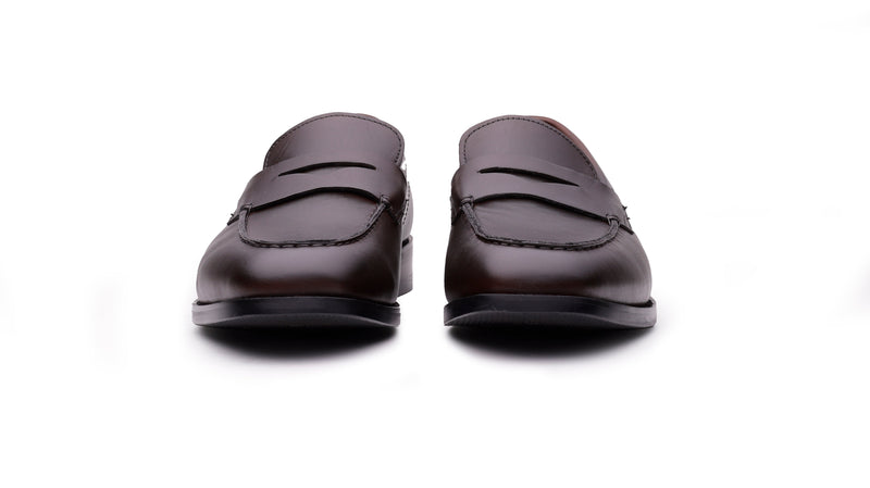 QUIVE London Perth Men's Leather Penny Loafers