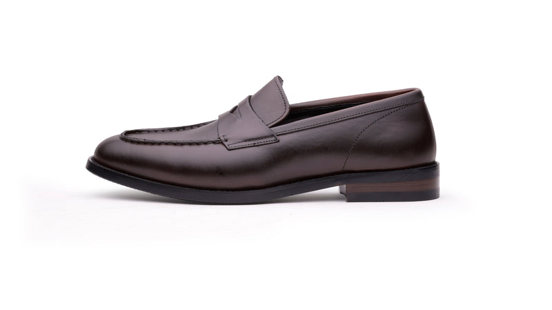 QUIVE London Perth Men's Leather Penny Loafers