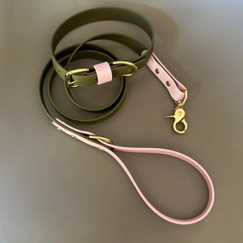 Petra Olive & Pastel Pink Colour Block Lead