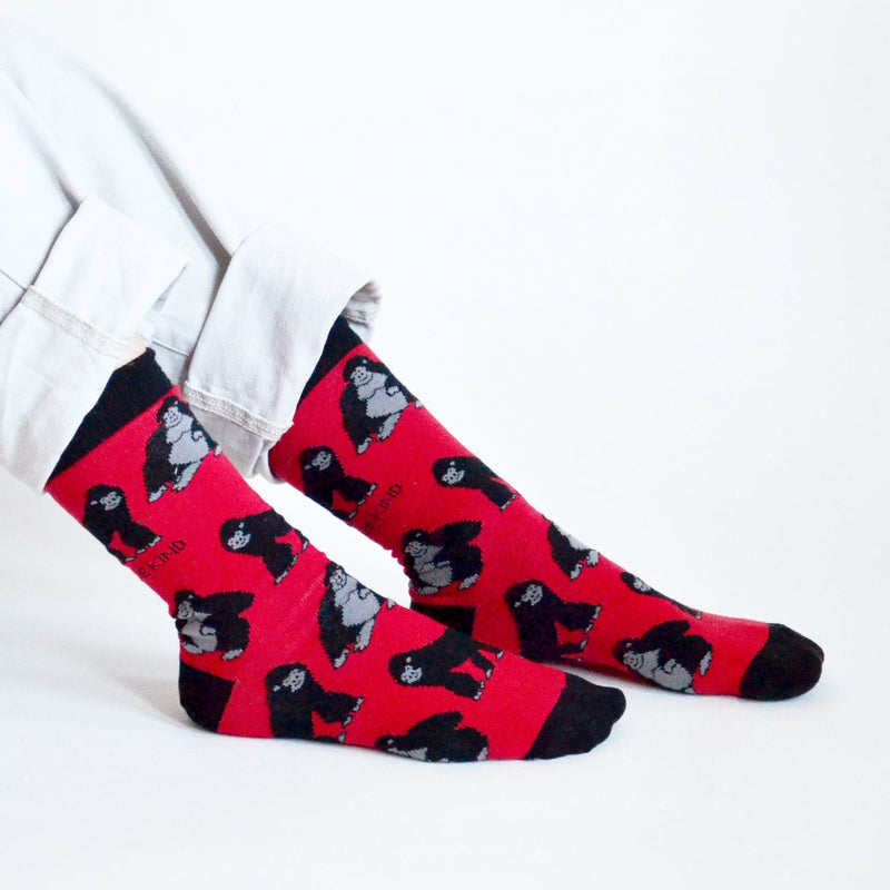 Save the Gorillas Bamboo Socks