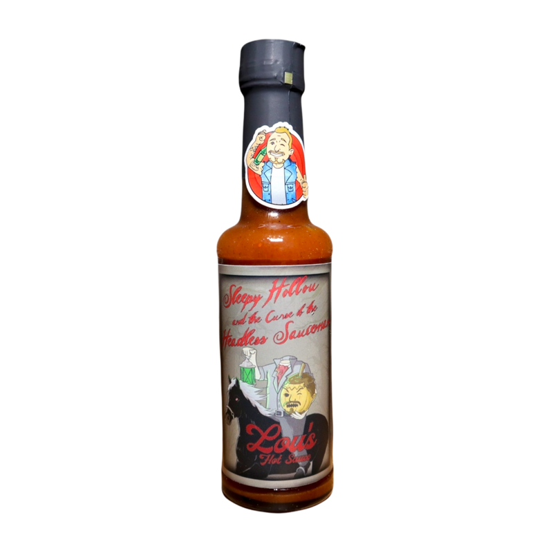 Sleepy Hollou & The Curse of the Headless Sauceman - Pumpkin Spice Hot Sauce