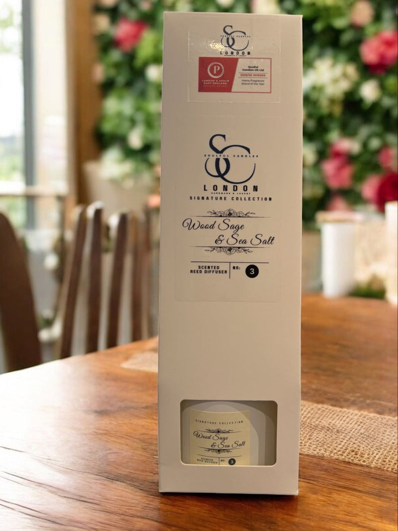 Wood Sage & Sea Salt – Reed Diffuser (100ml)