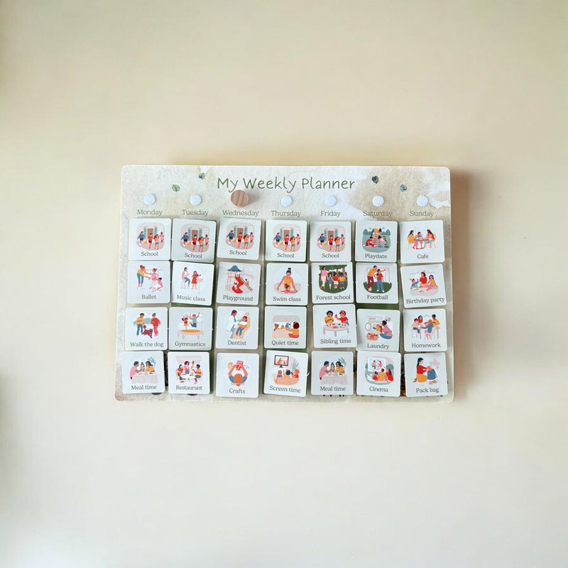 Weekly Planner for Kids A4