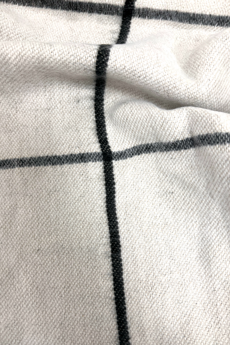 Maily Large Window Check Scarf