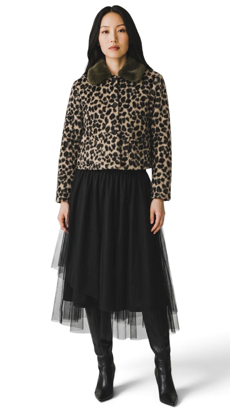 Bertin Tulle Midi Skirt