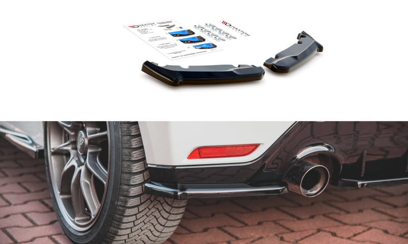 Maxton Design - REAR SIDE SPLITTERS V.1 TOYOTA GR YARIS MK4