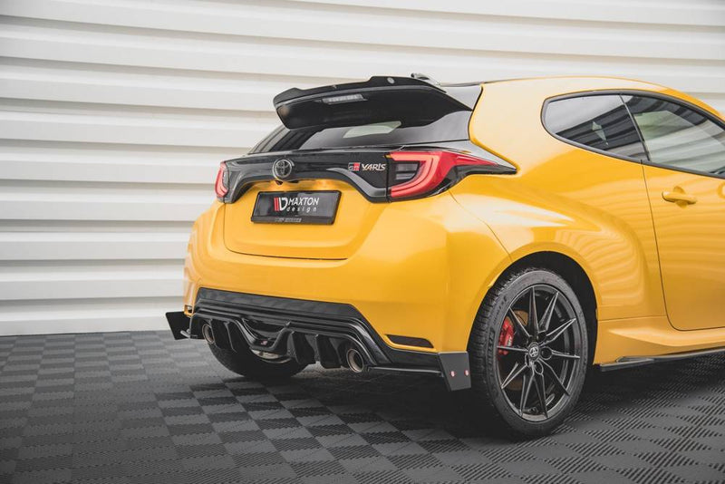 Maxton Design - REAR SIDE SPLITTERS V.4 + FLAPS TOYOTA GR YARIS MK4