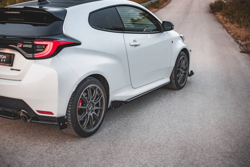 Maxton Design - SIDE SKIRTS DIFFUSERS V.2 + FLAPS TOYOTA GR YARIS MK4