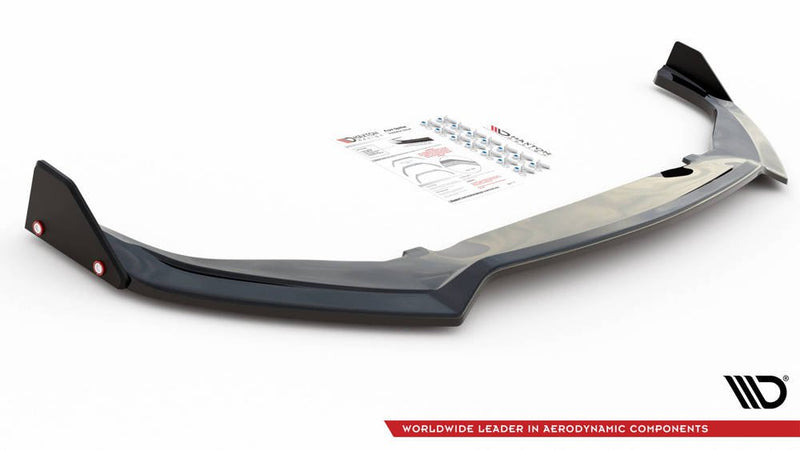 Maxton Design - FRONT SPLITTER V.3 + FLAPS TOYOTA GR YARIS MK4