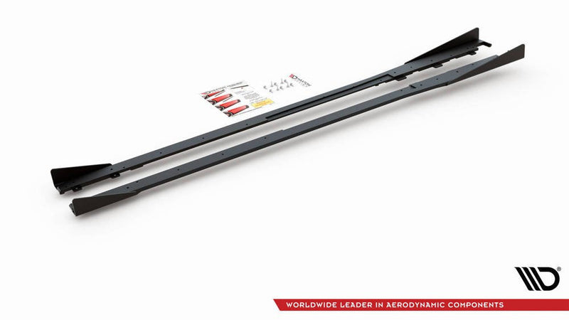 Maxton Design - STREET PRO SIDE SKIRTS DIFFUSERS + FLAPS TOYOTA GR YARIS MK4
