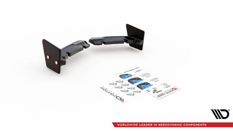Maxton Design - REAR SIDE SPLITTERS V.2 + FLAPS TOYOTA GR YARIS MK4
