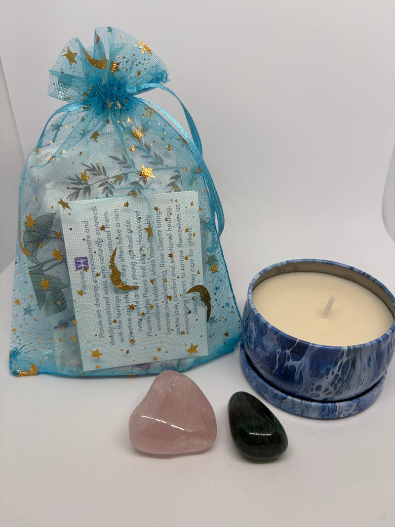 Pisces Zodiac Crystal Gift Box