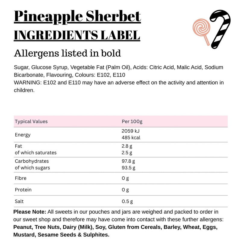 Pineapple Sherbet