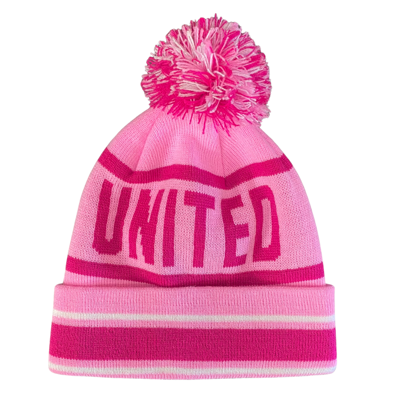 Pink United Bobble Hat