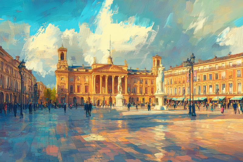 Place du Capitole Canvas