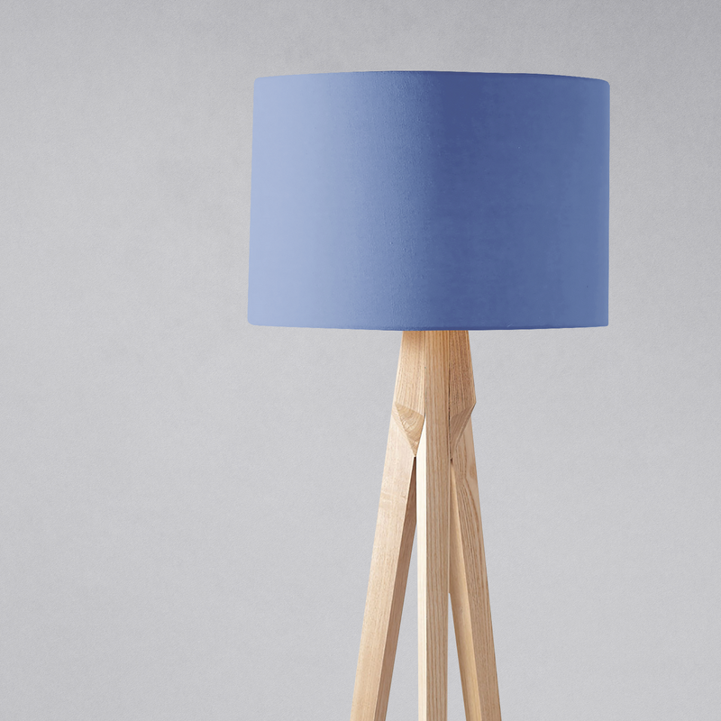 Plain Cornflower Blue Lampshade, Ceiling or Table Lamp Shade