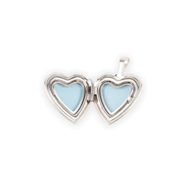 Plain Heart Locket With Necklace