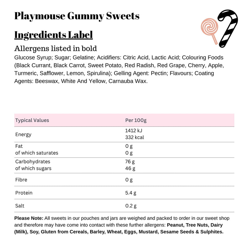 Playmouse Gummy Sweets