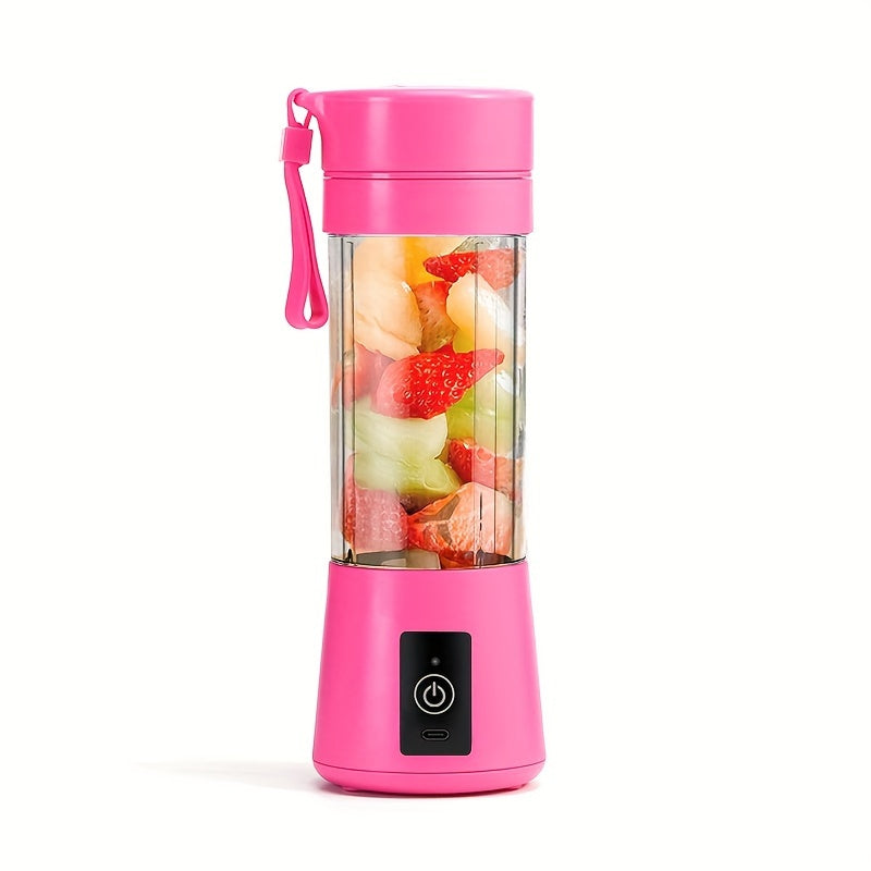 Portable USB Blender - Mini Smoothie Maker for Shakes & Juices, Rechargeable Travel Blender