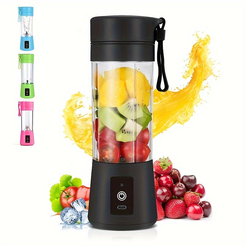 Portable USB Blender - Mini Smoothie Maker for Shakes & Juices, Rechargeable Travel Blender