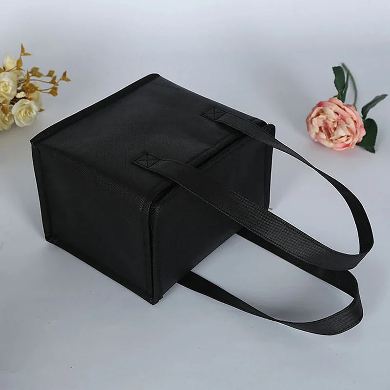 Portable Folding Lunch Cooler Bag - Insulated Picnic Ice Pack Thermal Food and Drink Carrier