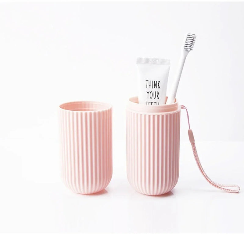 Portable Toothbrush and Toothpaste Holder Case - Travel Storage Box for Toothbrush and Toothpaste Protection