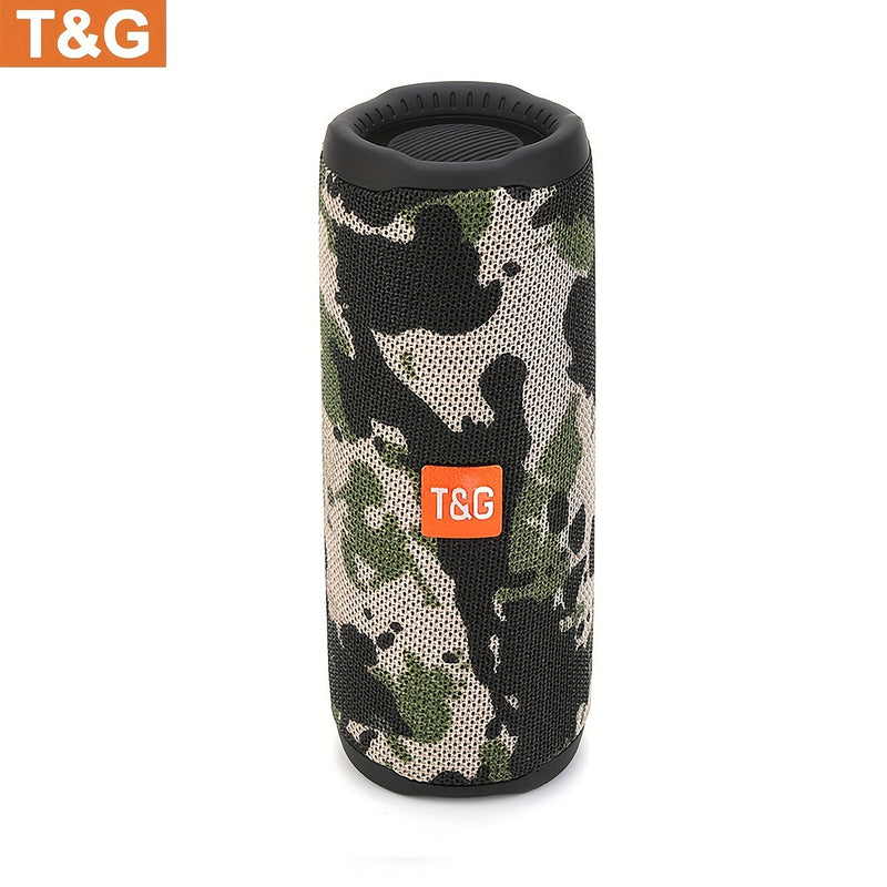 Portable Wireless Bluetooth Speaker with LED Light - Built-in Mic, Surround Sound