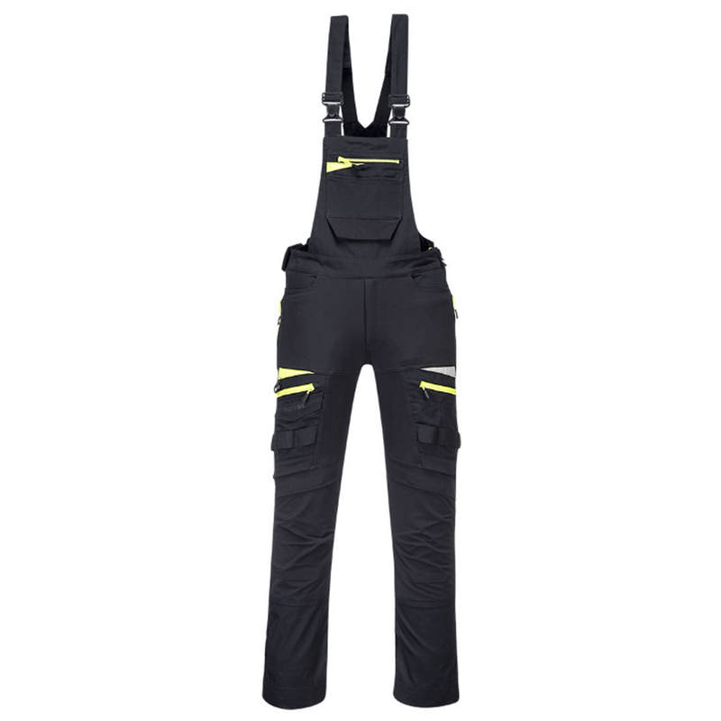 Portwest DX441 DX4 Stretch Kneepad Work Bib & Brace Various Colours