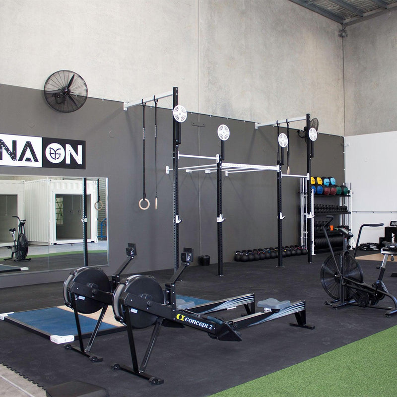 Jet Black Rubber Mat Roll - 10m² Gym Flooring Solution