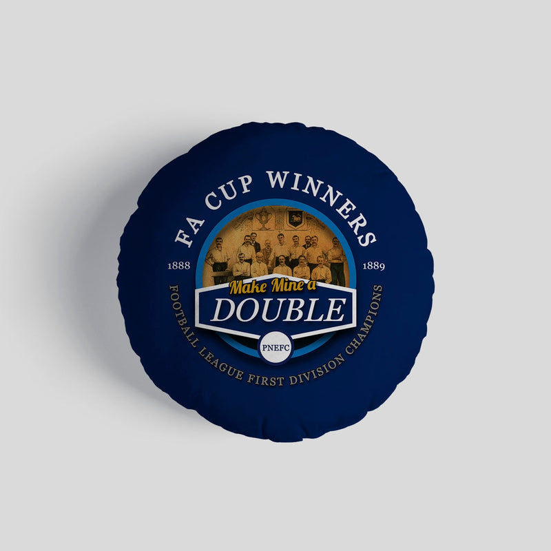 Preston Double - Football Legends - Circle Cushion 14"