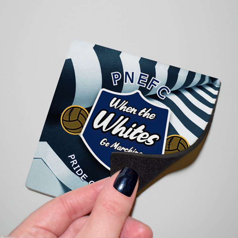 Preston Marching - Football Coaster - Square Or Circle