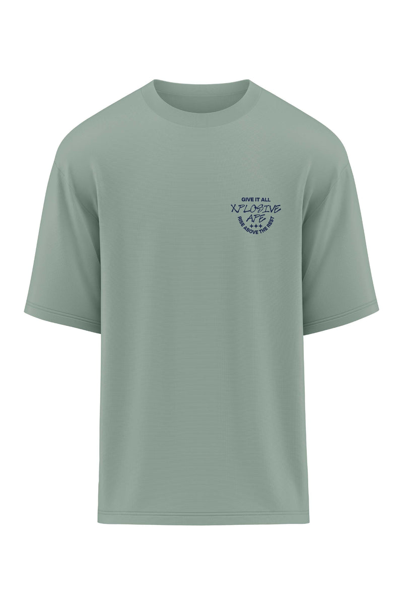 XAPE Prime Oversized Tee - Sage