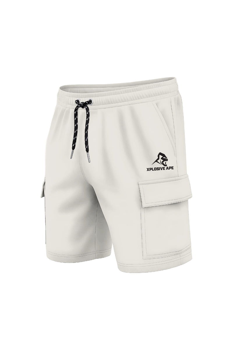 XAPE Prime  Cargo Shorts - Cream