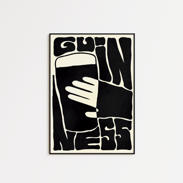 Bauhaus Guinness - A5 Print
