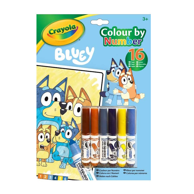 Crayola Colour by Numbers - Bluey