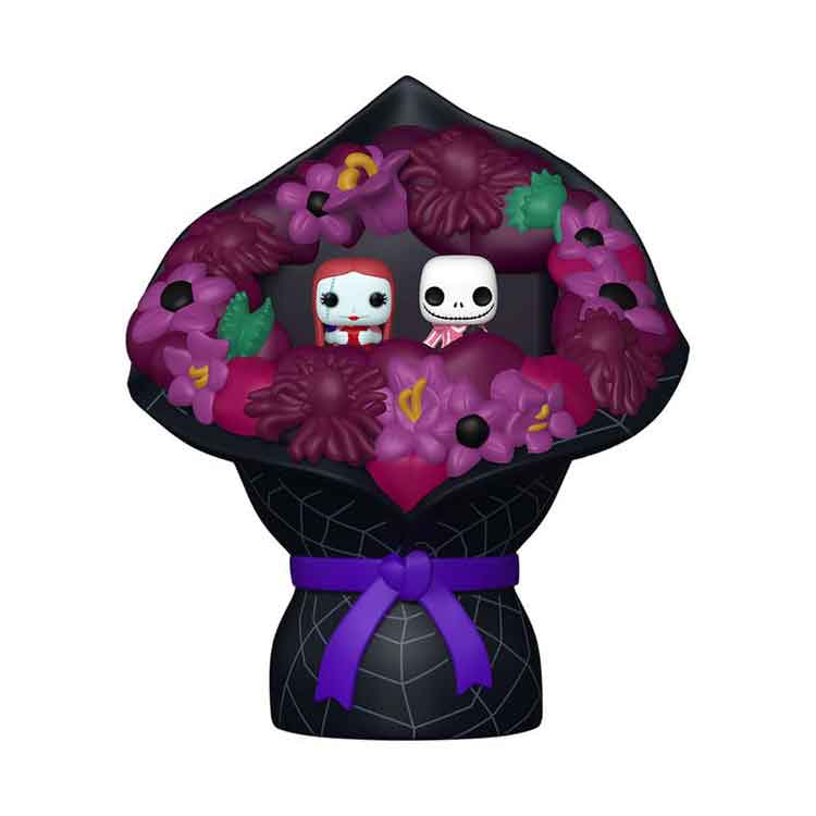 Funko The Nightmare Before Christmas Bitty POP! Bouquet Vinyl Figure 2-Pack Sally & Jack Skellington (Valentine)