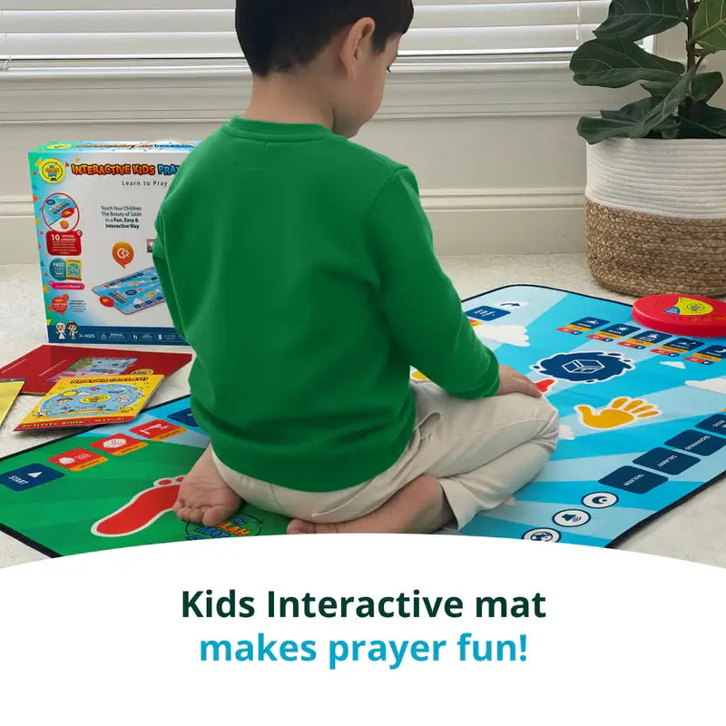 Smart Interactive Kids Prayer Mat | Now with Salah Translation | Ramadan & Eid Gift