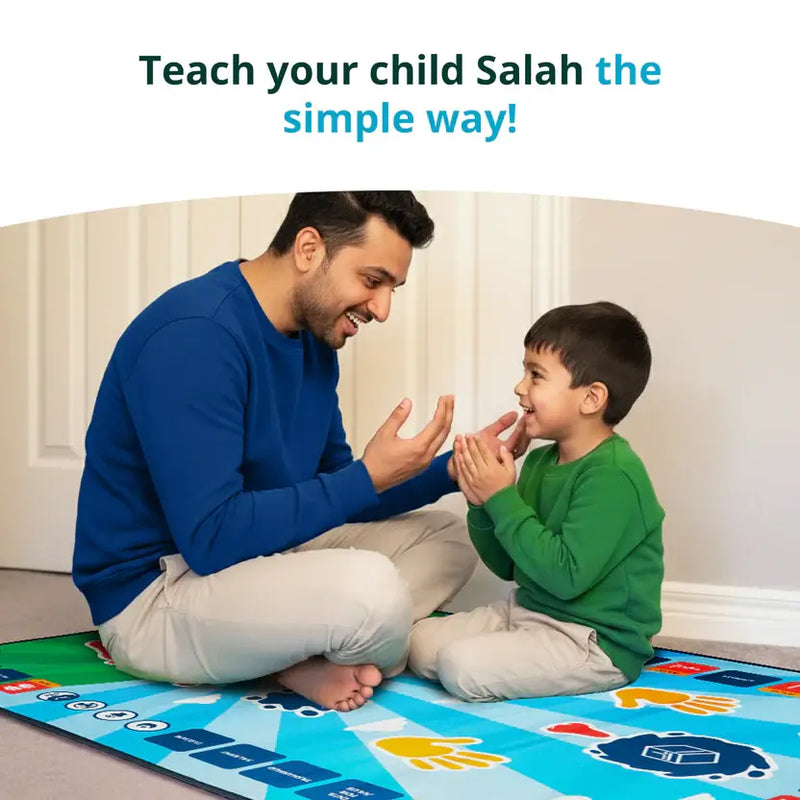 Smart Interactive Kids Prayer Mat | Now with Salah Translation | Ramadan & Eid Gift