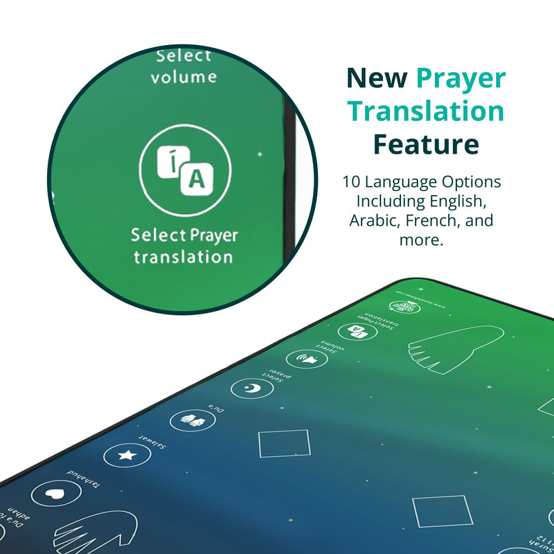 Smart Interactive Adult/Revert Prayer Mat | Original Version | 8years+ | Ramadan & Eid Gift